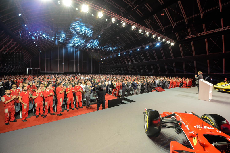Illustration for article titled More Than 2,000 Ferrari Employees Waved Goodbye To Luca di Montezemolo